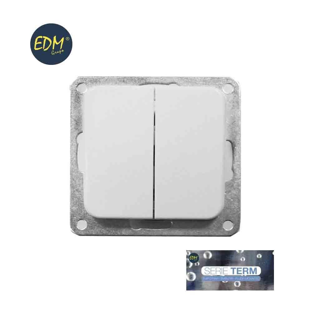 Двойной утопленный переключатель серии EDM (блистерная сумка)