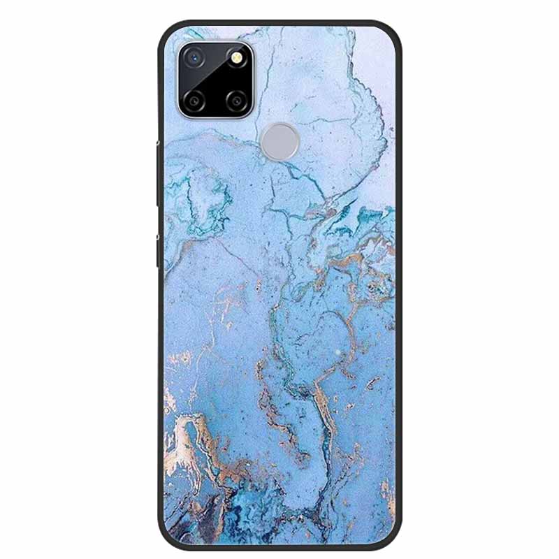 Чехол для Realme C25 Мраморный Силиконовый ТПУ Мягкий Чехол для Телефона Для OPPO Realme C25S C25 S Funda Ударопрочный Coque RMX3191 Capa