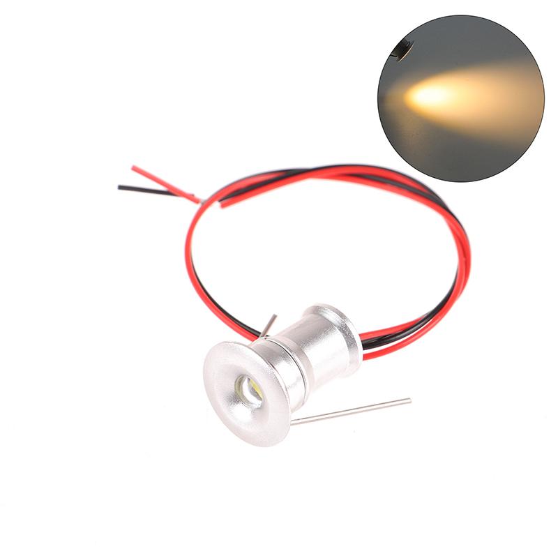 Мини светодиодный прожектор 12 В с регулируемой яркостью 15 мм вырез врезной светильник потолочный светильник витрина дисплей освещение небольшой прожектор