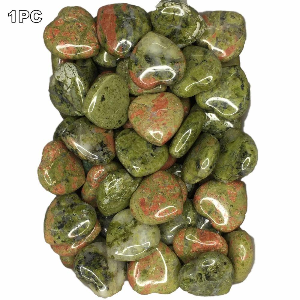 Многоцветный кулон в форме сердца из натуральных драгоценных камней, кулон в форме сердца, исцеляющий камень