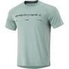 Professional Basketball Series Letter Round Neck Comfortable Breathable Versatile Short Sleeve T-Shirt Men Tops Gray Green ATSU083-6