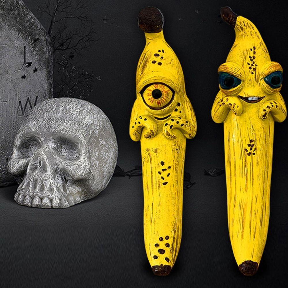 Resin Banana Man Figurine Sensory Toy Cartoon Banana Figure Kids Birthday Gift