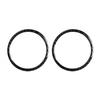 Carbon Fiber Door Speaker Decorative Bezel Cover Trim for Ford Mustang 2015-