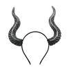 Devil Horns Headband Halloween Gothic Goat Horn Hairband Cosplay Hair Hoop Accessories for Halloween Party Dress Up