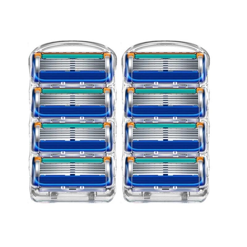 4 шт./упак. Мужские бритвенные лезвия, кассеты для бритья, сменные лезвия для бритья Fusione