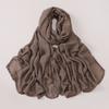 Soft Wide Edge Thin Modal Single Color Cotton Breathable Scarf Shawl Large Size 85 * 180CM