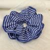 Ruffle High Elastic Hair Bands Girls French Vintage Elegant Hairbands Ribbon Hair Ties Women Girls Cute Hair Styling Accessories