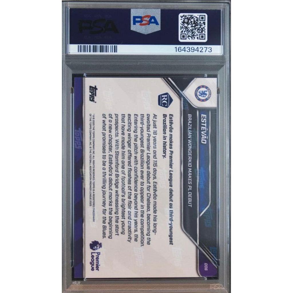 Used [PSA10] Estevan RC Estevao Topps Now Chelsea