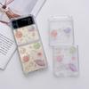 Прозрачный чехол для телефона с милым блеском и планетой для Samsung Galaxy Z Flip 3 5g, противоударная задняя крышка для Z Flip3