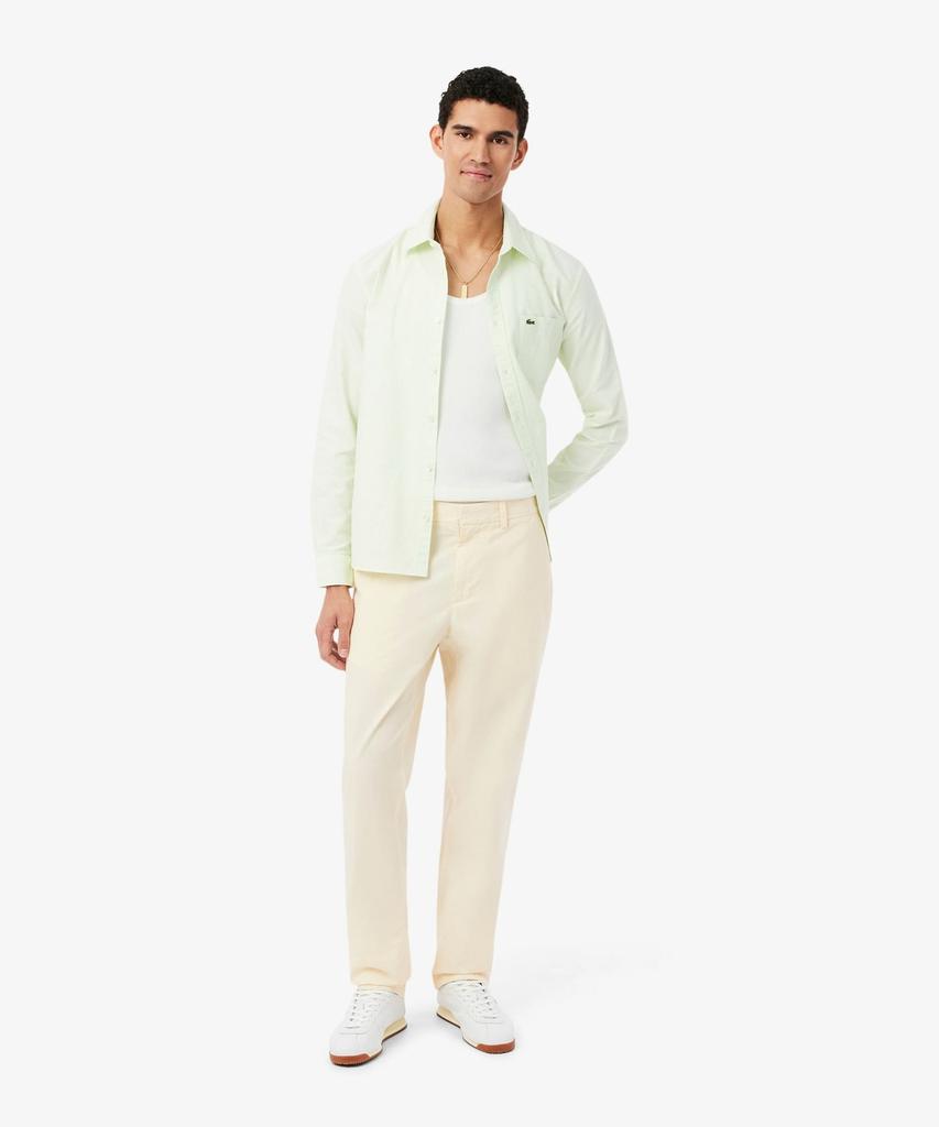 LACOSTE Мужские Хлопковые Чиносы Обычного Покроя Легкие Hh6283-56G 056