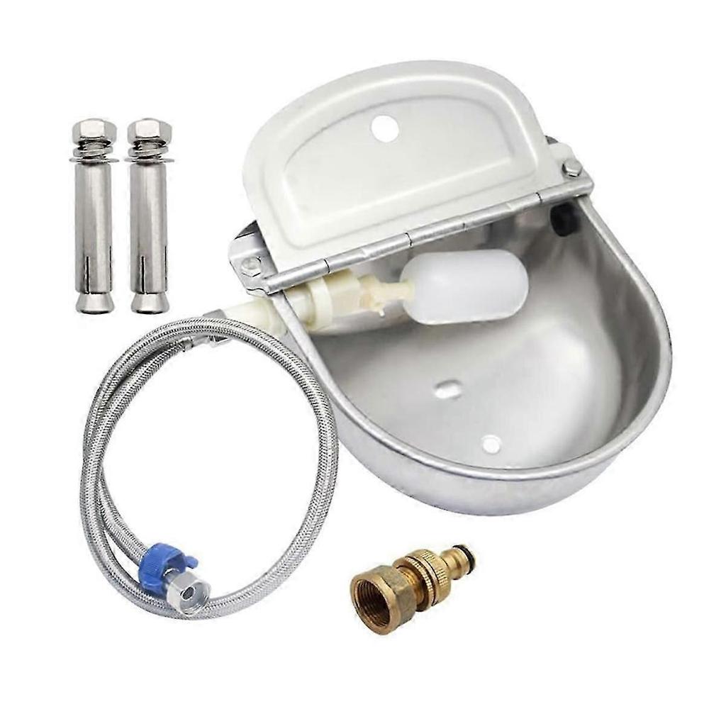 Automatic Water Dispenser For Dogs,dog Water Bowl Dispenser,goat Waterer, Stainless Steel Livestock