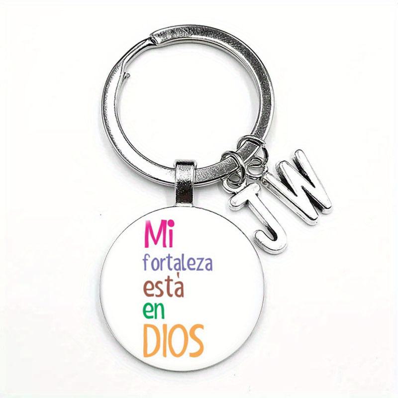 JW Алфавит Он Будет JWORG Время Драгоценный Камень Брелок JW Брелок Иисус Брелок