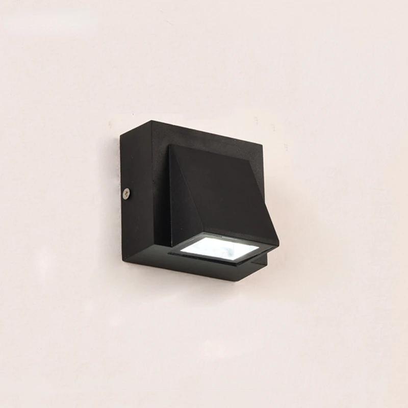 LED Wall Lamp IP65 Outdoor Waterproof Garden Porch Lighting Lamp Modern Simple Aluminum Indoor Wall Light