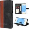 Protective Case - BOOLING - for Samsung Galaxy S25 - Two-tone Synthetic Leather - Shockproof - Practical