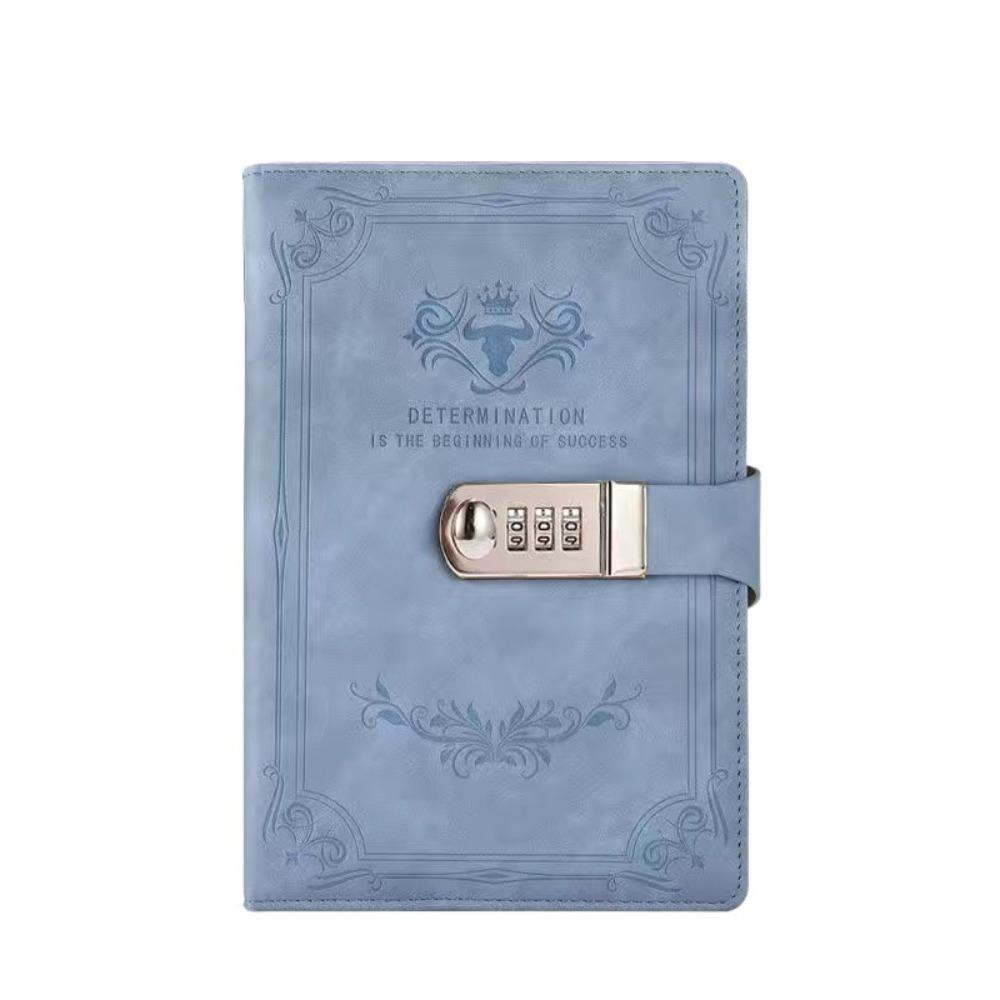 Ослепительный запирающийся блокнот из искусственной кожи премиум-качества, стильный блокнот из искусственной кожи для офиса