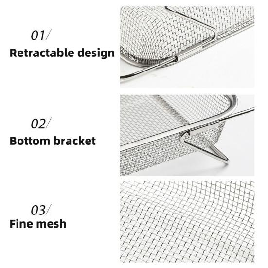 Сетчатый фильтр для раковины, корзина для слива, высокая грузоподъемность, выдвижная конструкция, многоцелевая расширяемая раковина