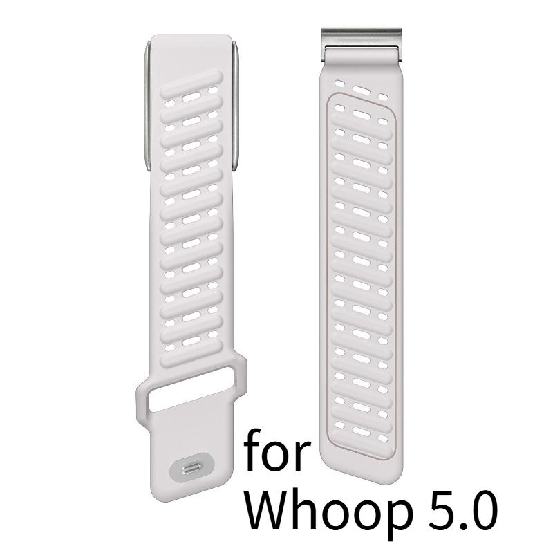 Совместимый подходит для Whoop 4.0/Whoop 5.0/Mg Sportflex Браслет Мягкое прикосновение Силикон Водонепроницаемый и Влагостойкий Запасной ремешок Совместимый подходит для