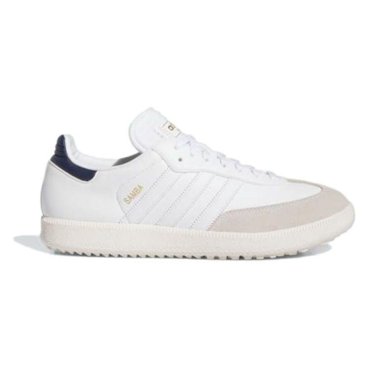 Adidas Samba Spikeless Golf White Collegiate Navy Unisex кроссовки Cloud-White Off-White IE4870