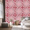 Hippie background red wallpaper for living room and bedroom 50x1000