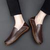Fashion Genuine Leather Comfortable Casual Shoes Men Loafers Plus Size 47 Shoes Men Flats Breathable Driving Shoes Men Moccasins