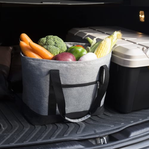 RVSNQ Insulated Lunch Bag, Large Capacity, Zippered, Foldable, Eco-Friendly, Thermal Bag, Food Storage, Lightweight, Multifunctional, Insulated Lunch