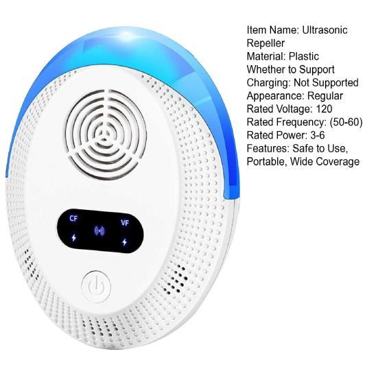 Ультразвуковой отпугиватель для дома, ультразвуковой отпугиватель для дома, таракана, грызуна, мыши, паука, муравья, репеллент, электронное устройство для отпугивания мелких животных