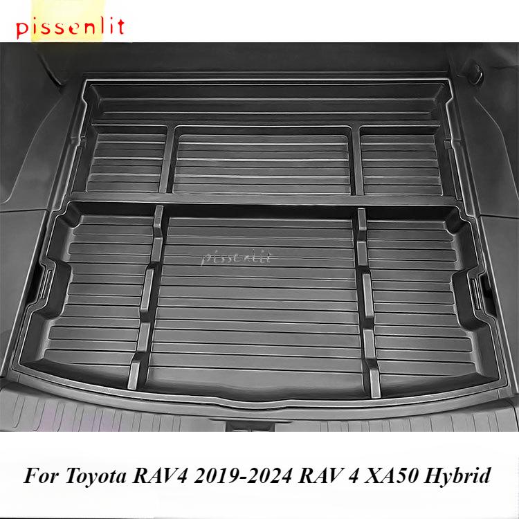 For Toyota RAV4 2019-2024 RAV 4 XA50 Hybrid Car Trunk Cover Spare Tire Storage Box Case Accessories Stowing Tidying Toolbox