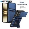 KEYSION Сумка-кошелек Чехол для телефона для TECNO Spark Go 2 Pop 10 Защита выдвижной камеры Подставка Ударопрочный чехол для Infinix Smart 10