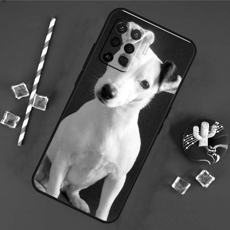 Чехол для собаки породы Джек-рассел-терьер для Oppo A60 A40 A80 A16 A76 A96 A18 A38 A58 A78 A98 A91 A15 A17 A74 A94 A54 A57S