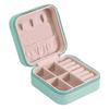 Jewelry Organizer Display Travel Jewelry Case Boxes Pu Leather Earring Necklace Ring Portable Holder Zipper Small Box