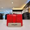 Marie Claire 16-slot, ultra-slim natural leather casual card holder wallet