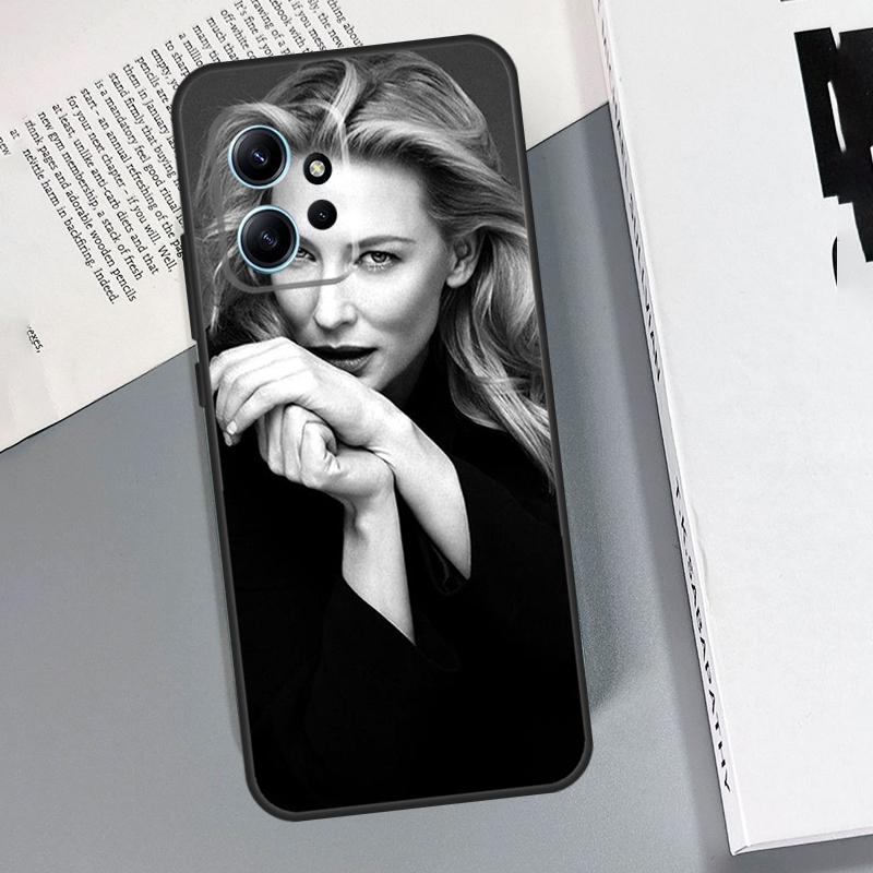 Cate Blanchett Case For Xiaomi Redmi 12 12C 9C 10C Cover For Redmi Note 11 12 8 9 10 Pro 9S 10S 11S 12S