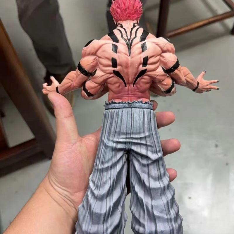 30cm Ryomen Sukuna Figure Jujutsu Kaisen Figures Pvc Collection Statue Model Room Ornament Dolls Toys Christmas Gifts