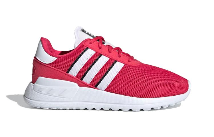 adidas Originals La Trainer Lite Удобные Круглый носок Устойчивые к истиранию Дышащие Низкие Детские Повседневная обувь Красный FW0584