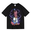 Футболка Kid Buu Dragon Ball с принтом Majin Buu Energy Blast, изготовлена из хлопка премиум-класса, с круглым вырезом, одежда для фанатов аниме, модные повседневные топы