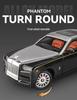 1:Модель автомобиля Rolls-Royce Phantom из сплава в масштабе 1:18 - Предмет коллекционирования и декоративный элемент