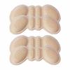 Comolife Soft Heel Cushions, 4-Pack (2 Pairs), Heel Protection, Blister Prevention, Adjustable Size, Shock Absorption, Anti-Slip