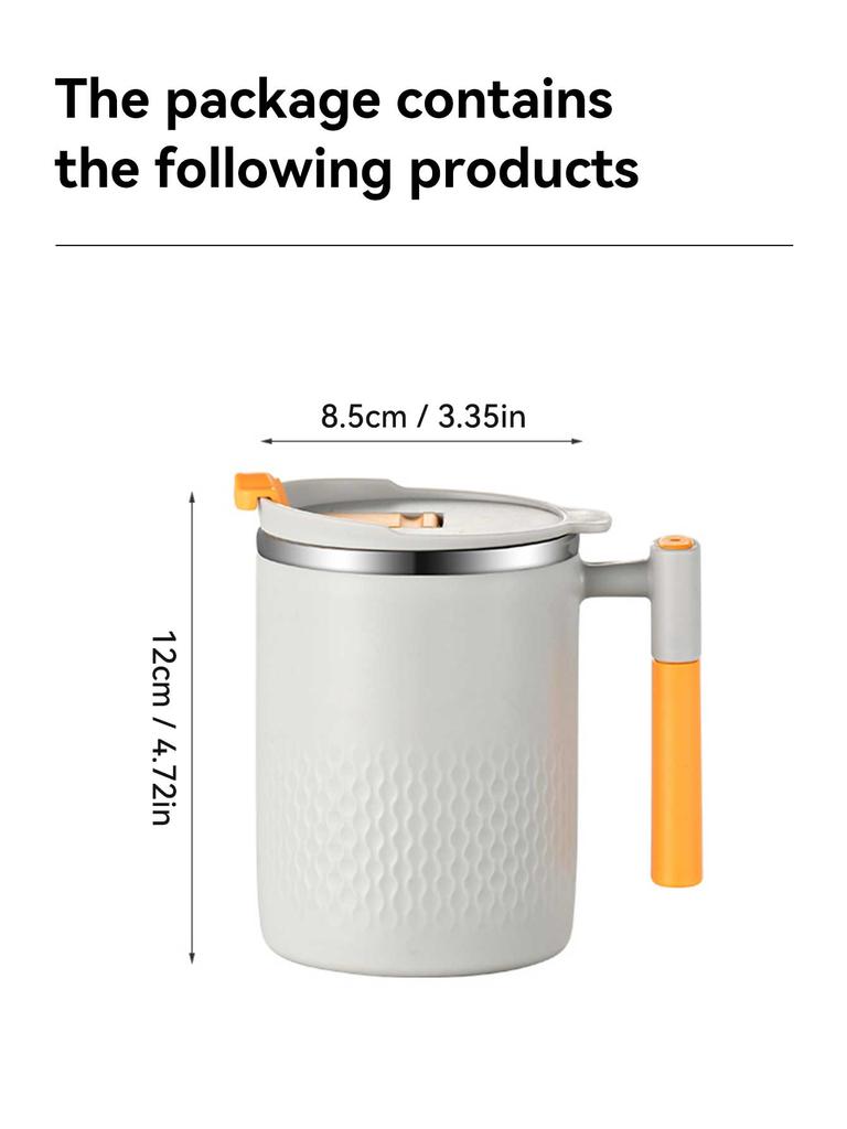 Изолированная кофейная кружка с защитой от ожогов и ручкой, термокружка для молока из нержавеющей стали 304, двухслойная кофейная чашка, чайная чашка