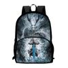Nezha Durable Backpack Oxford Bookbag For School Use Large Capacity Bag Gift