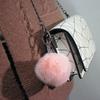 Simple Soft Jewelry DIY Bag Pendant Pompom Key Chain Fashion Accessories Key Ring Keychains