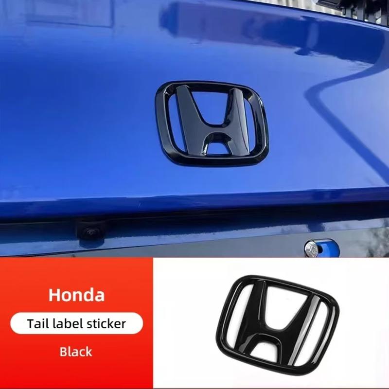 ZAG1 Honda Car Logo ABS Auto Front Grille Emblem Trunk Sticker Accessories For Honda Accord Civic 8th 9th 9.5th 10th 11th Generation