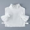 Fashion Shirt Fake Collar+Fake Sleeve Set for Women and Mens Cotton Half Shirt Detachable Collar Fake Cuff Decorative