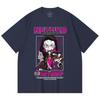 230 Gsm 100% Cotton Demon Slayer V55 Nezuko Print Unisex Heavy Cotton T Shirt