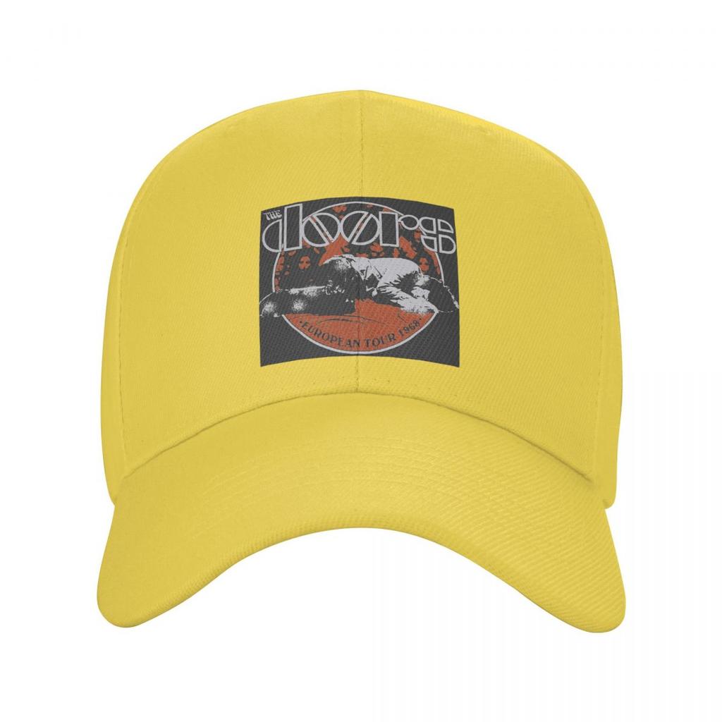 Логотип рок-группы The Doors Бейсболки Джима Моррисона Snapback Мужские Женские Кепки Повседневная Кепка Спортивная Бейсболка Кепка