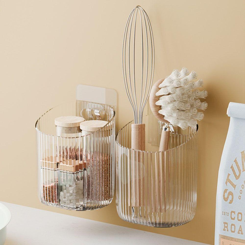 Multi-Functional Toothpaste Holder Punch-Free Cosmetic Storage Box Fashion Razor Storage Box