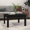 VidaXL Coffee Table Black 55x55x30 Cm Solid Pine Wood 814233