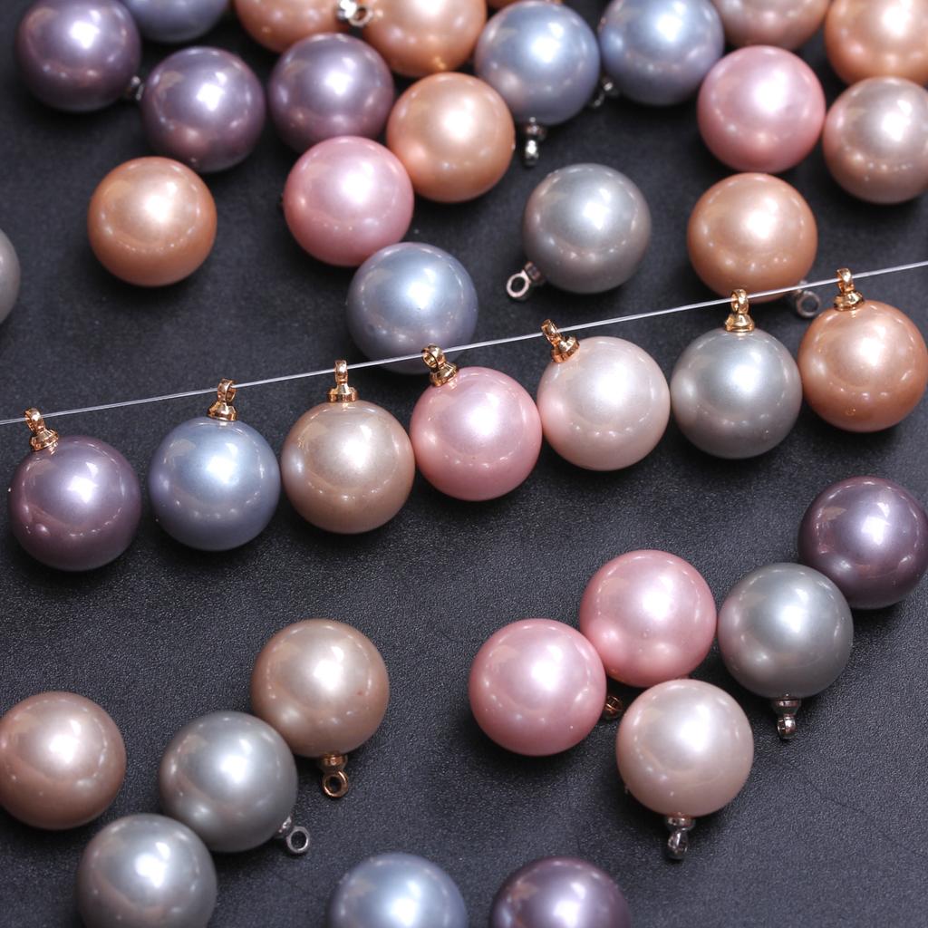 5 шт. 12 мм браслеты круглые серьги ожерелье искусственный жемчуг большое количество DIY свободные бусины подвески бусины ручная работа ремесла материал бусины