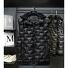 Autumn and Winter Fashion Men's Loose Vest Jacket Warm and Cold Sleeveless Vest Jacket with Hooded Zipper