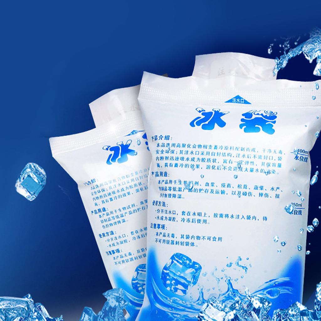 Ice Packs For Preservation, Refrigeration, One-time Water Injection, Ice Packs, Food And Fresh Express Delivery, Special Cold Insulation