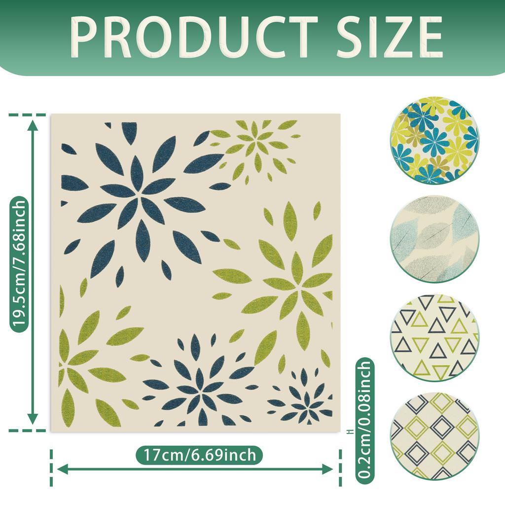 10 шт. Кухонные полотенца для посуды Абсорбирующие шведские салфетки для посуды Многоразовые полотенца для посуды Чистящие салфетки для посуды Кухонная утварь Столешница